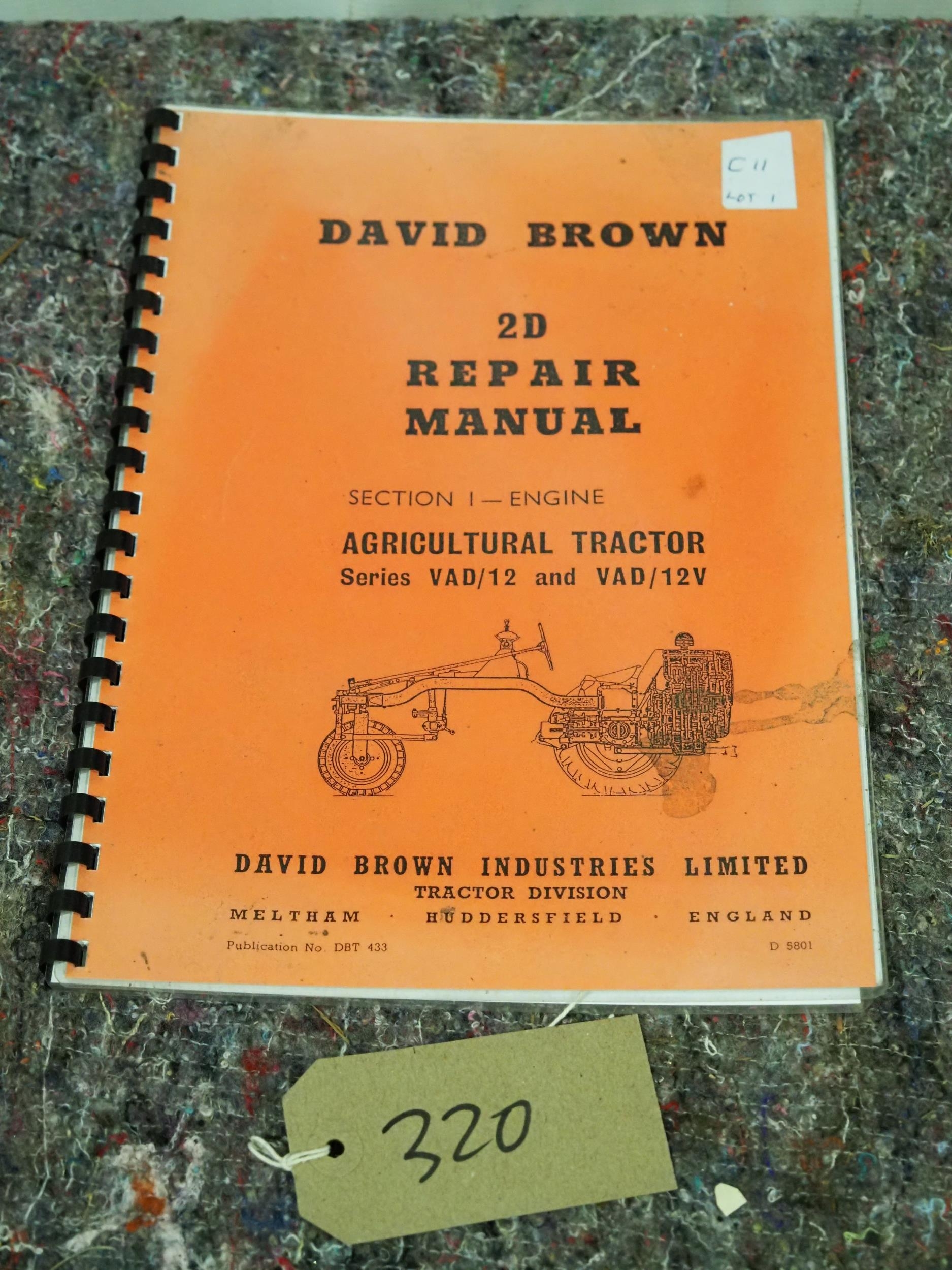 David Brown 2D repair manual