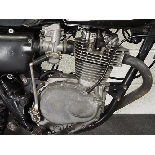 937A - Honda XL350 trials motorcycle. 1974. 349cc
Engine turns over with compression.
Reg. XHJ 982N. V5. Ke... 