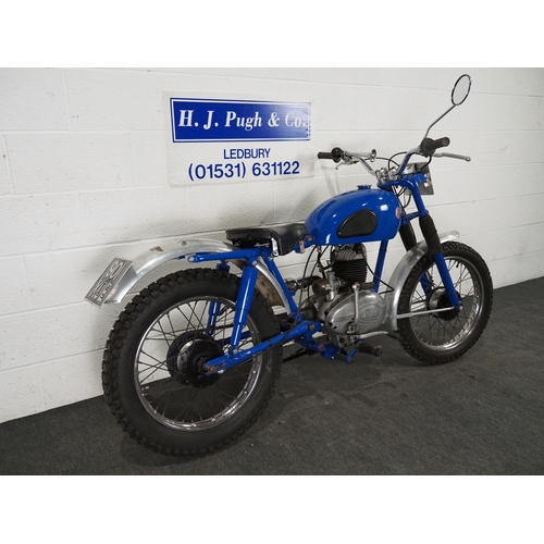 1056 - James Captain K7 trials bike. 1958. 197cc. 
Frame No. AK7880
Engine No. L52B-2060
Runs and rides. Ha... 