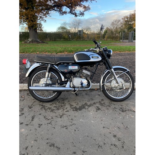 1024A - Yamaha YCS1 Motorcycle. 1967. 180cc.
Frame no. CS1-002787.
Engine no. CS1-002787.
Was running and ri... 