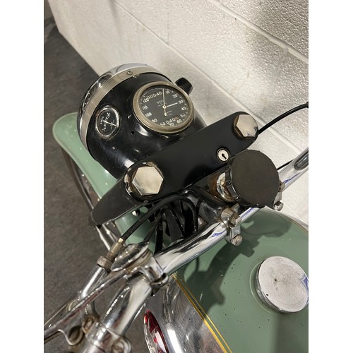 1055 - BSA A7 Shooting Star motorcycle. 1961. 500cc
Frame no. CA720013
Engine no. CA7SS5198
Engine turns ov... 