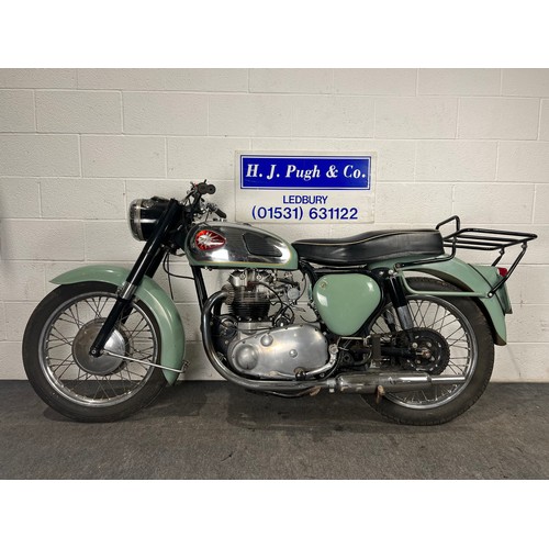 1055 - BSA A7 Shooting Star motorcycle. 1961. 500cc
Frame no. CA720013
Engine no. CA7SS5198
Engine turns ov... 