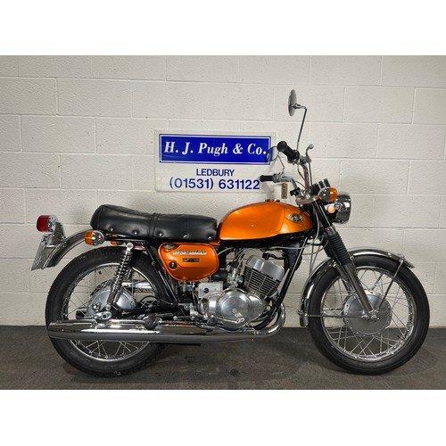 877A - Suzuki T250 Hustler motorcycle. 1969. 247cc
Frame no.
Engine no.
Runs and rides. MOT until 12/7/24. ... 
