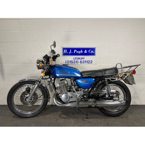876A - Suzuki GT500 motorcycle. 1977. 492cc
Frame no. 102685
Engine no. 103087
Runs and rides. MOT until 22... 