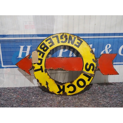 1503 - Enamel sign - Stock Englebert tyres 19