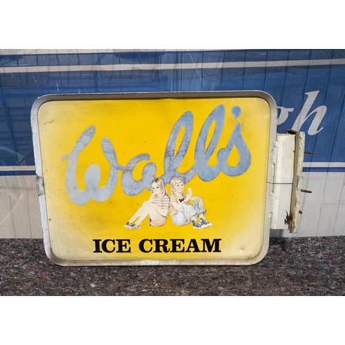 1518 - Double sided sign - Wall's ice cream 14