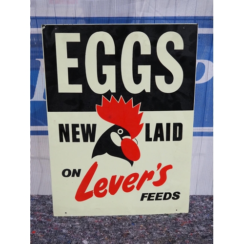 1553 - Tin sign - Lever's Eggs 17