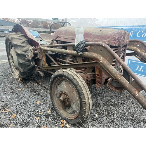 509 - Ferguson TEA petrol tractor. 1955. Barn find, original ownership of Birmingham Parks Department. C/w... 