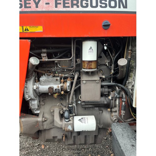 522 - Massey Ferguson 398 tractor. Runs and drives. 1720 Hours showing.
Reg. H783 LFA.