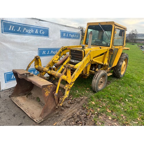 547 - Massey Ferguson 20D tractor. Runs and drives. C/w front end loader, power steering and pick up hitch... 