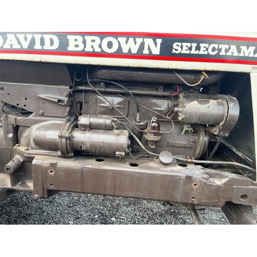 515 - David Brown 990 Selectamatic tractor, 1967. 6 Speed box. Earlier restoration. Runs and drives. Showi... 