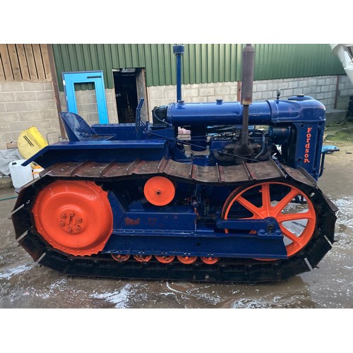 536 - Fordson E27N County petrol TVO crawler tractor. Runner