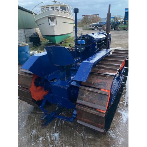 536 - Fordson E27N County petrol TVO crawler tractor. Runner