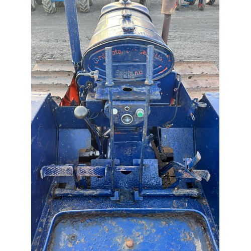 536 - Fordson E27N County petrol TVO crawler tractor. Runner