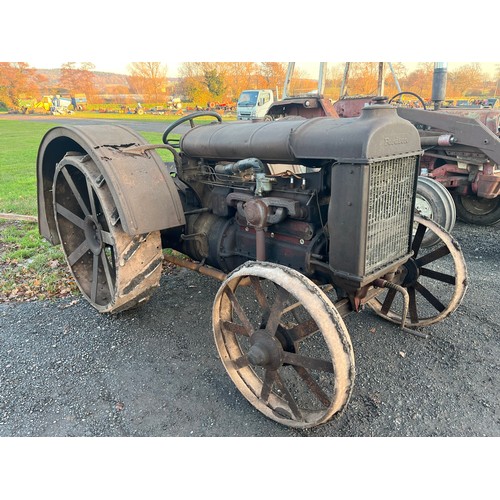 538 - Fordson F tractor. New coils and electrics. Runner