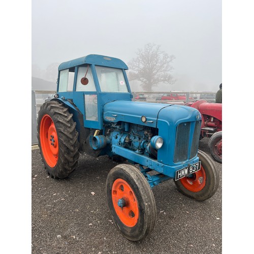 512 - Fordson Major DKN tractor, 1952. Petrol/paraffin. In very good condition. Fitted with Winsam cab