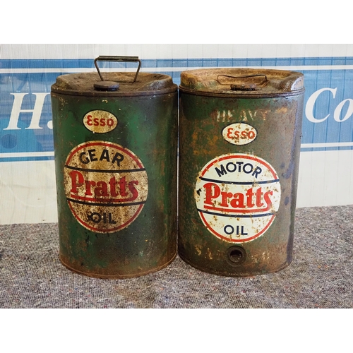 508 - 5 Gallon oil drums - Esso Pratts - 2