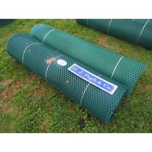 1083 - Rolls of plastic mesh fencing - 2