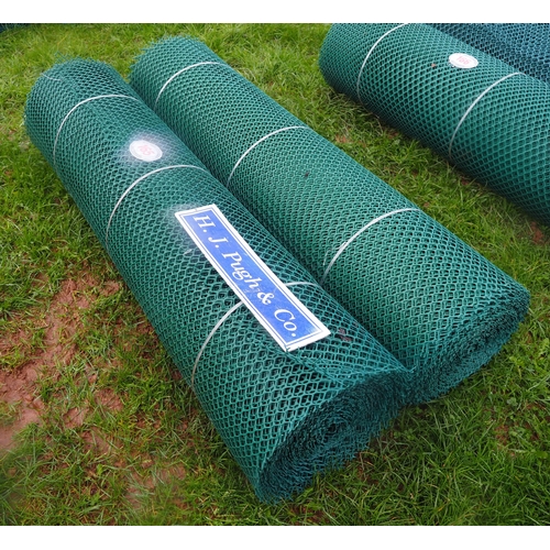 165 - Rolls of plastic mesh fencing - 2