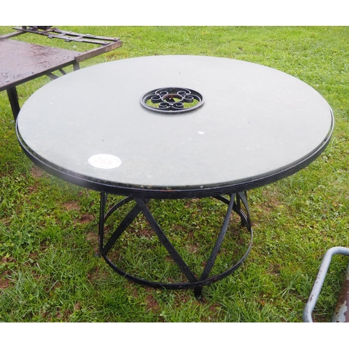 265 - Round garden table