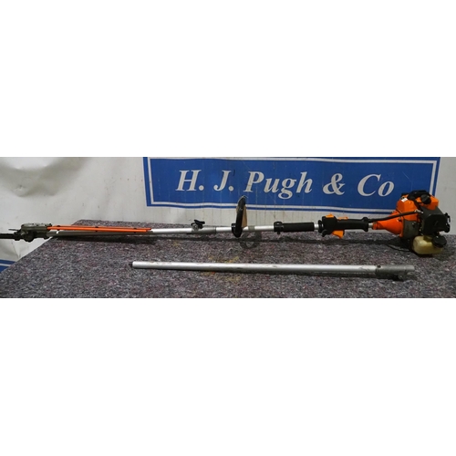 449 - Nordstrum long reach hedge trimmer with extension attachment