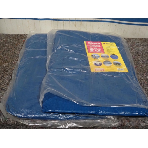 574 - Tarpaulins 18ft x 12ft - 2