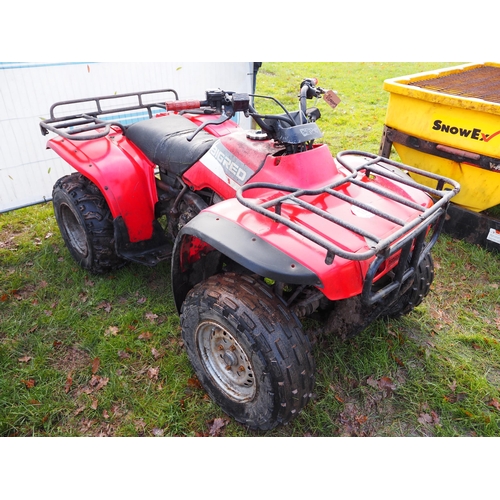 1272 - Honda Big Red 4x4 quad. Key in office