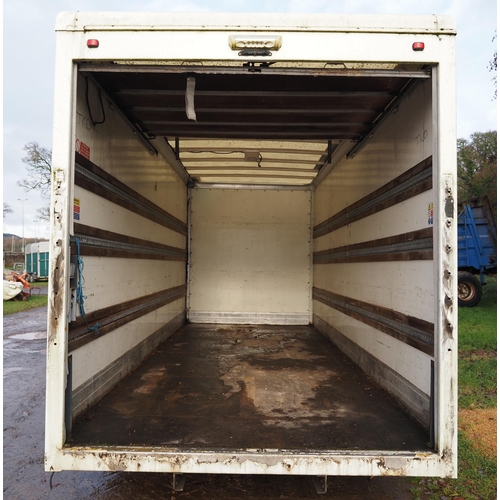 1292 - Box van container 20ft