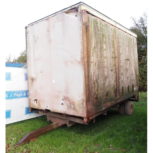 1294 - Curtain side farm trailer 14ft