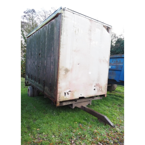 1294 - Curtain side farm trailer 14ft