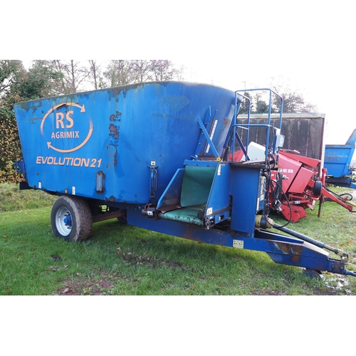 1296 - RS Agrimix evolution 21 feeder wagon