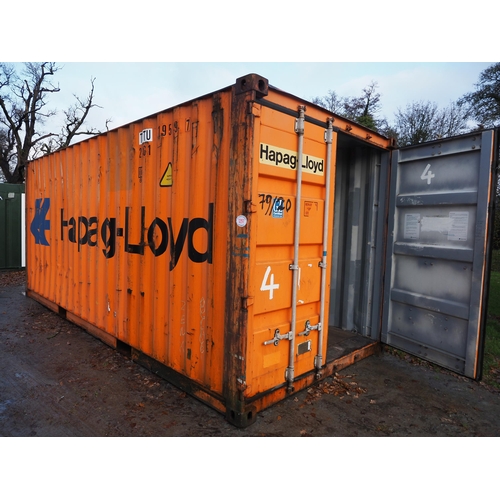 1297 - Steel shipping container 20ft