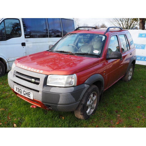 1320 - Land Rover Freelander. Reg. X961 GHE