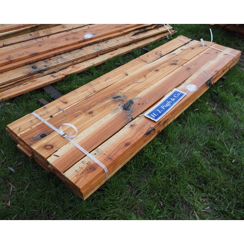 713 - Softwood boards 2.4m x150x25 - 25