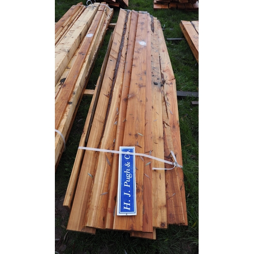 714 - Softwood boards 3.6m x160x25 - 19