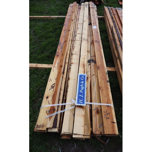 715 - Mixed softwood boards and posts average 3.6m - 30