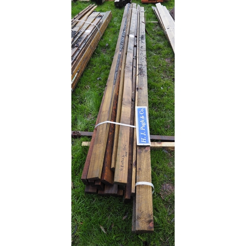 726 - Softwood mixed timbers - 4.8m x90x30 - 14 + 2