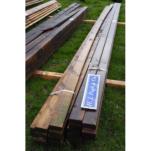 730 - Softwood timbers 4.8m x90x50 - 18