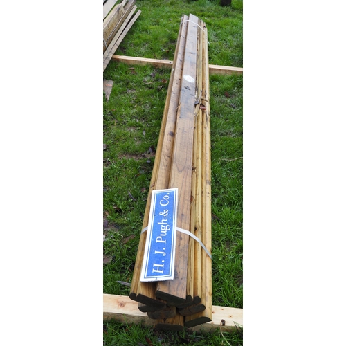 732 - Softwood timbers 3.6m x100x40 - 10
