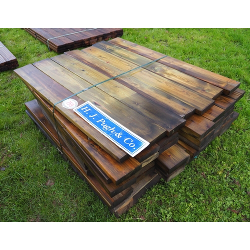 759 - Mixed softwood boards 1.2m x150x40 - 40