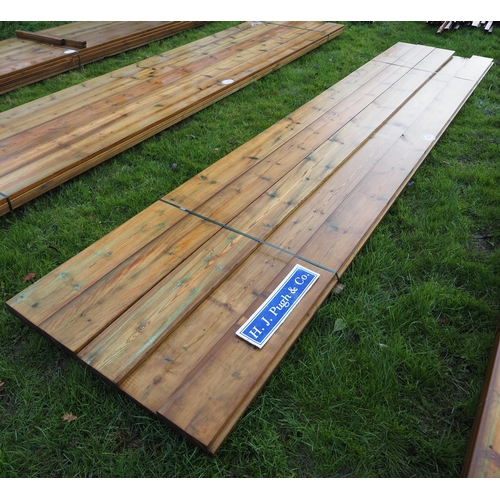 767 - Softwood boards 4.8m x200x40 - 9