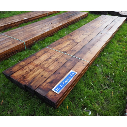 779 - Treated softwood boards 4.8m x170x45 - 18