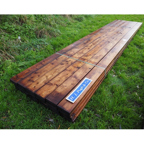 781 - Treated softwood boards 4.8m x170x45 - 24