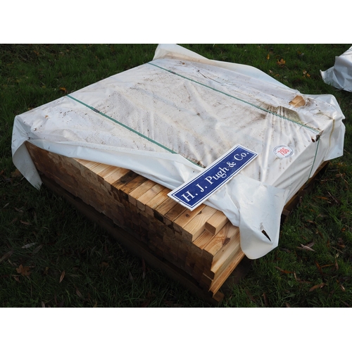 786 - Softwood battens 1.2m x40x40 - approx. 200