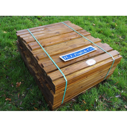 791 - Softwood timbers 0.9m x75x20 - approx. 264