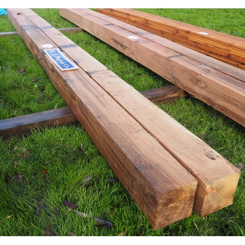 795 - Oak beams 4.0m x150x150 - 2