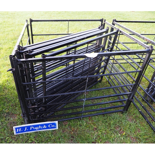 804 - Black hurdles 4ft - 10