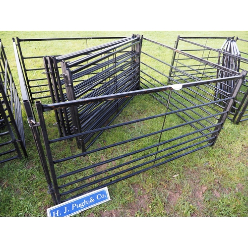 805 - Black hurdles 6ft - 10