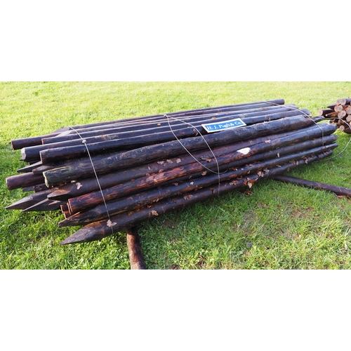 807 - Hop poles 10ft - approx. 50