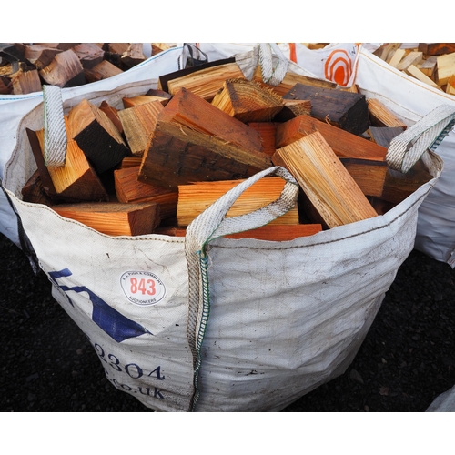 843 - Bag of softwood offcuts